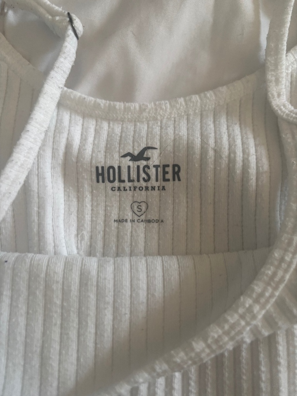 Hollister White Tank